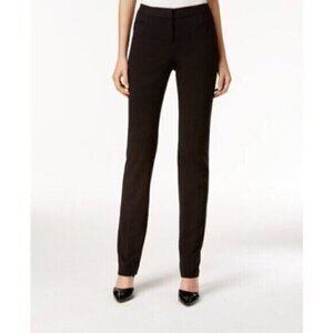 Alfani Petite Modern Straight-Leg Black Comfortable Dress Pants NWT